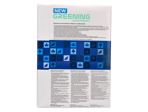 Papel Din A4, 80 gramos, Liderpapel New Greening, paquete de 500 hojas, folios econmicos, imagen 5 mini