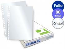 Fundas multitaladro Folio Cristal, 80