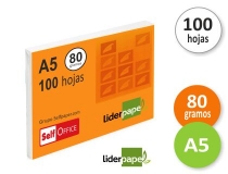 Papel Liderpapel A5 80g m2 liso  PB01