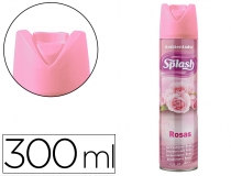 Ambientador spray Splash aroma rosas bote