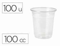 Vaso de plastico transparente 100