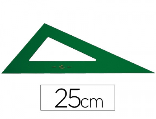 FABER-CASTELL Cartabón Serie tecnica Verde 37 cm - Pentágono