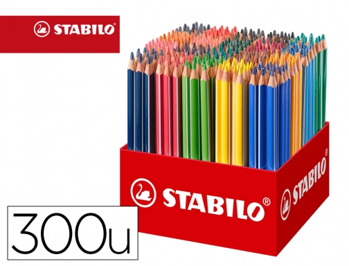 Lapices de colores Stabilo trio az school pack de 300 unidades surtidas 203  300-02
