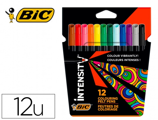 Rotuladores de 12 Colores de la marca Bic