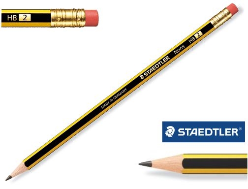 Staedtler - Lapices de grafito noris n.2 hb unidad (12 unidades) :  : Oficina y papelería