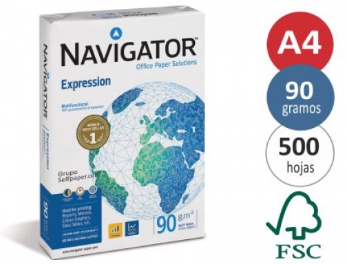 Navgator A4 90 gr. paquete folios 500 hojas – Carlin Majadahonda Papelería  Online