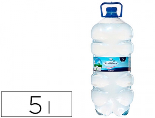 Agua mineral natural Fuente primaver a garrafa de 5 l FP5L