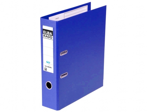 Archivador de palanca Elba chic carton forrado pvc con rado folio lomo 100022760 , azul, imagen 2 mini