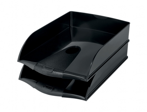 Bandeja sobremesa plastico Leitz recycle vertical color negro 255x385x70 mm 53240095, imagen 3 mini