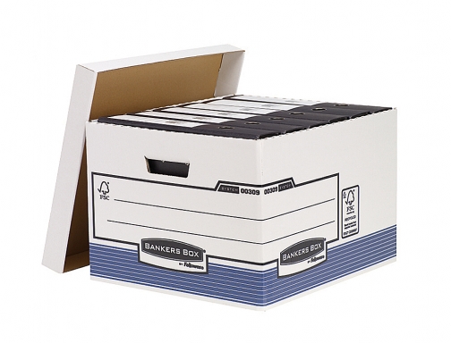 Cajon Fellowes carton reciclado para almacenamiento de archivo 4 0026101