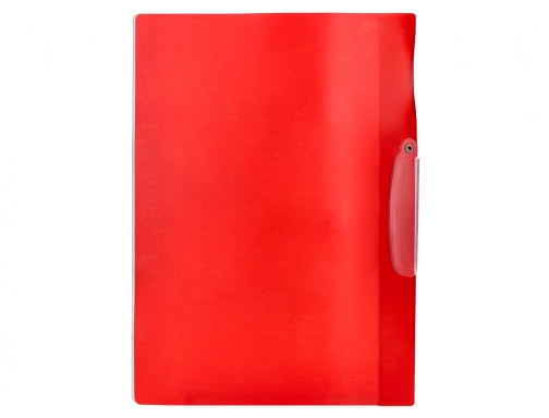 Carpeta beautone dossier pinza lateral 48380 polipropildinA4 roja pinza giratoria pack de 80729, imagen 4 mini