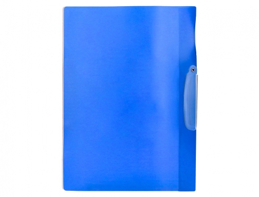 Carpeta beautone dossier pinza lateral 48382 polipropildinA4 azul pinza giratoria pack de 80730, imagen 4 mini