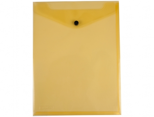 Carpeta Liderpapel dossier broche polipropileno Din A4 formato vertical amarilla transparente 50 59424 , amarillo, imagen 2 mini