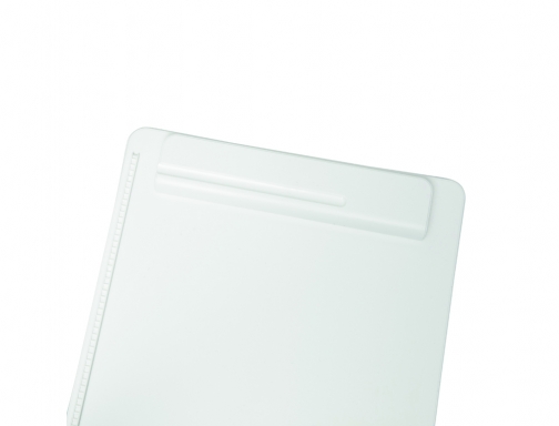 Portanotas Maul go Din A4 plastico reciclado con pinza color blanco 2325102. ECO, imagen 3 mini