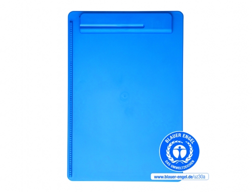 Portanotas Maul go Din A4 plastico reciclado con pinza color azul 2325137. ECO , rojo, imagen 3 mini