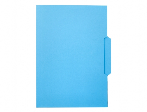 Subcarpeta cartulina Liderpapel folio pestaa central 240g m2 azul 166336 , celeste, imagen 3 mini