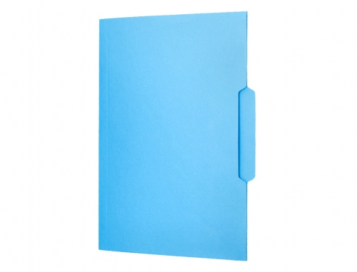 Subcarpeta cartulina Liderpapel folio pestaa central 240g m2 azul 166336 , celeste, imagen 4 mini