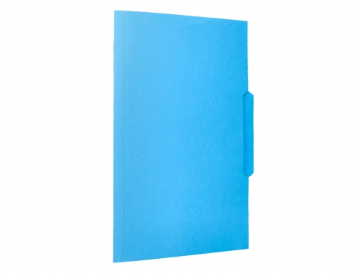 Subcarpeta cartulina Liderpapel folio pestaa central 240g m2 azul 166336 , celeste, imagen 5 mini