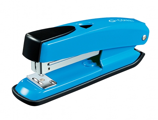 Grapadora Qconnect KF02151 plastico abs azul capacidad 20 hojas, imagen 2 mini