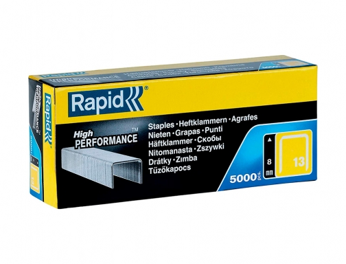 Grapas Rapid 13 8 mm galvanizada caja de 5000 unidades 11835600, imagen 3 mini