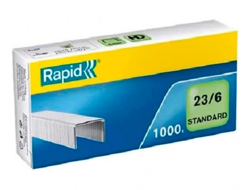 Grapas Rapid 23 6 mm galvanizada caja de 1000 unidades 24869100, imagen 2 mini