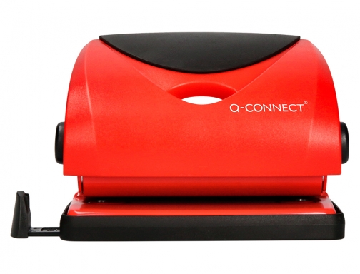 Taladrador Qconnect KF02156 rojo abertura 2 mm capacidad 20 hojas, imagen 3 mini