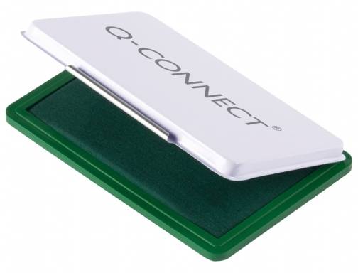 Tampon Qconnect n1 126x81 mm verde KF15439, imagen 2 mini