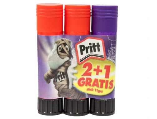 Pegamento Pritt en barra 11 gr monsters pack promocional 2+1 sin cargo 2032733, imagen 2 mini