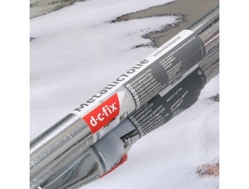 Rollo adhesivo D-c-fix plata brillo ancho 45 cm largo 15 mt 201-4527, imagen 3 mini