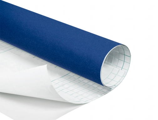 Rollo adhesivo Liderpapel unicolor azul brillo rollo de 0,45 x 2 mt 75061, imagen 3 mini