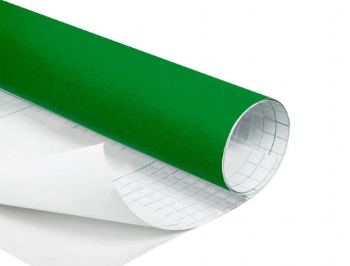 Rollo adhesivo Liderpapel unicolor verde brillo rollo de 0,45 x 20 mt 59415, imagen 3 mini