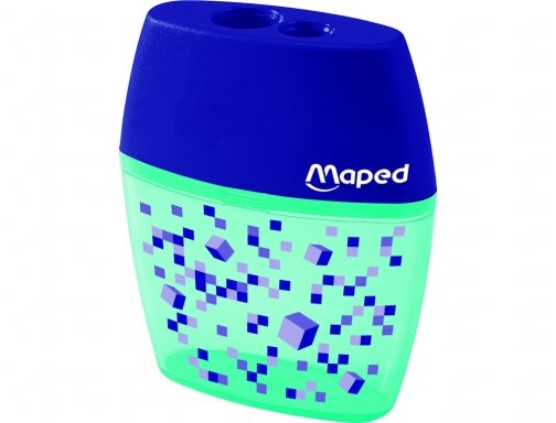 Sacapuntas Maped plastico shaker pixel party 2 usos 035023, imagen 3 mini