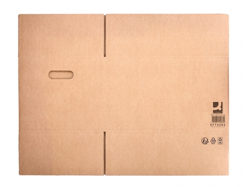 Caja para embalar Qconnect americana con asas carton reciclado canal simple 5 KF14282, imagen 3 mini