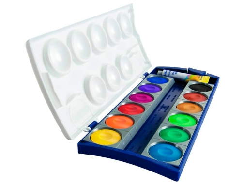 Acuarela Pelikan k12 estuche plastico 12 colores 720854 , surtidos, imagen 2 mini