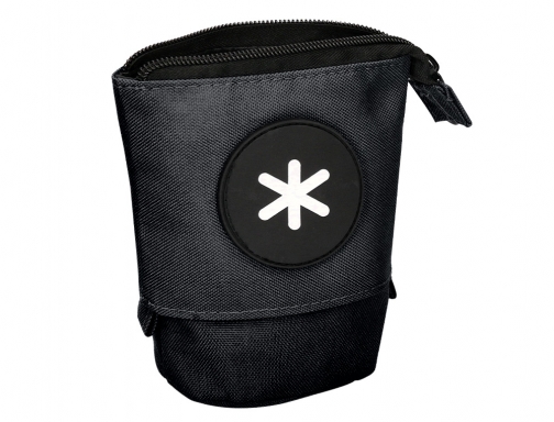 Bolso escolar portatodo Antartik cubilete color negro 190x60x80 mm TK55, imagen 5 mini