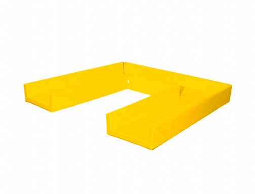 Colchon de dormir Sumo didactic plegable 110x60x10 cm amarillo 066 AM, imagen 2 mini