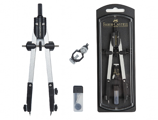 Compas Faber-Castell más Alargador Universal