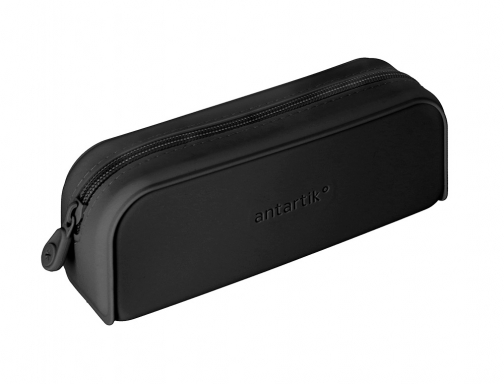 Estuche portatodo Antartik prisma silicona soft rectangular 185x50x75 mm negro IK37, imagen 3 mini