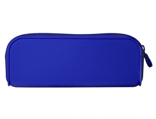 Estuche portatodo Antartik prisma silicona soft rectangular 185x50x75 mm azul oscuro IK38, imagen 3 mini