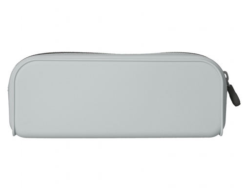 Estuche portatodo Antartik prisma silicona soft rectangular 185x50x75 mm gris IK44, imagen 3 mini