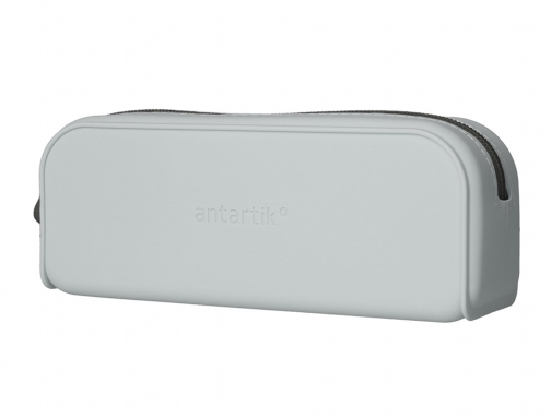 Estuche portatodo Antartik prisma silicona soft rectangular 185x50x75 mm gris IK44, imagen 4 mini