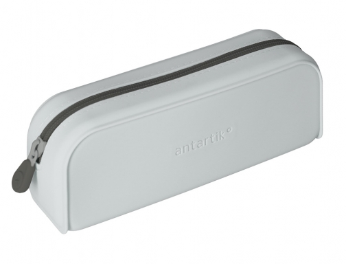 Estuche portatodo Antartik prisma silicona soft rectangular 185x50x75 mm gris IK44, imagen 5 mini