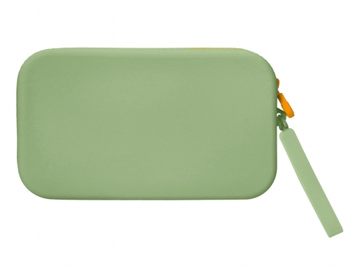 Estuche portatodo Antartik tropical dive silicona soft rectangular 190x120x25 mm verde militar IK50, imagen 3 mini