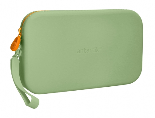 Estuche portatodo Antartik tropical dive silicona soft rectangular 190x120x25 mm verde militar IK50, imagen 4 mini