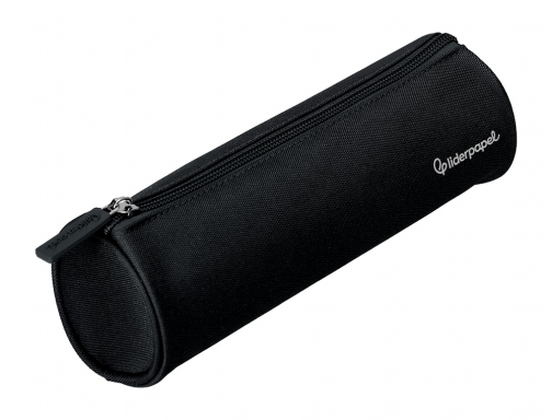 Estuche portatodo Liderpapel classic cilindrico ancho 210x70mm negro 171157, imagen 5 mini