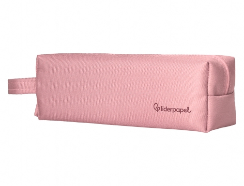 Estuche portatodo Liderpapel classic rectangular con asa 210x70mm rosa 171154 , lila, imagen 3 mini