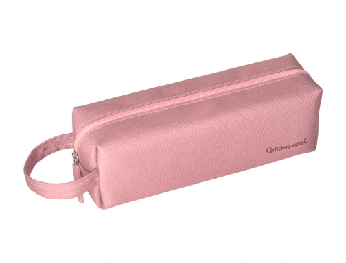 Estuche portatodo Liderpapel classic rectangular con asa 210x70mm rosa 171154 , lila, imagen 5 mini