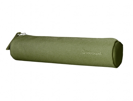 Estuche portatodo Liderpapel slim cilindrico 220x45mm verde militar 171188 , rosa, imagen 3 mini