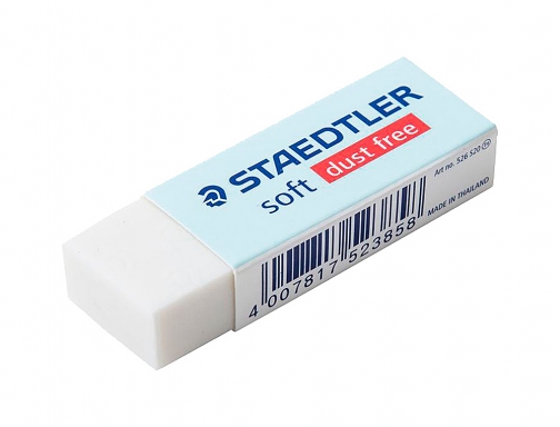 Goma de borrar Staedtler soft blanca 526 S20, imagen 2 mini