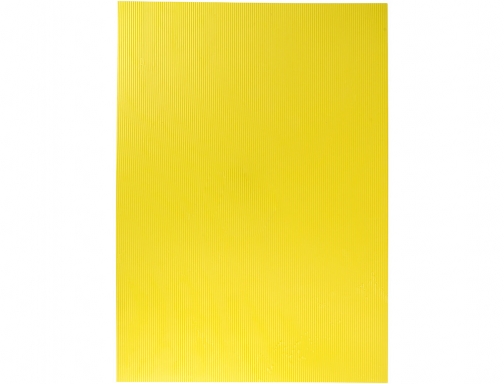 Goma eva ondulada Liderpapel 50x70cm 2,2mm de grosor amarillo 67828, imagen 2 mini